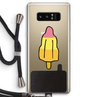 Raketijsje: Samsung Galaxy Note 8 Transparant Hoesje met koord