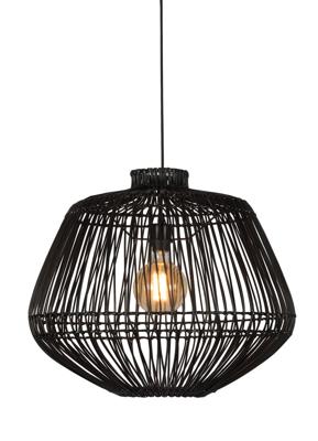 Hanglamp Madagascar rotan Ø60 - zwart