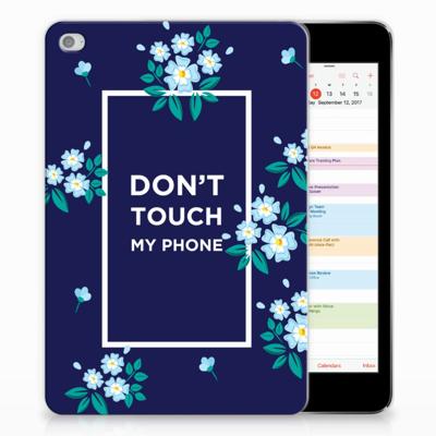 Apple iPad Mini 4 | Mini 5 (2019) Print Case Flowers Blue DTMP Apple iPad Mini 4 | Mini 5 (2019) Print Case Flowers Blue DTMP