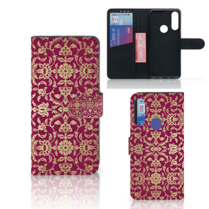 Wallet Case Alcatel 1S 2020 Barok Pink