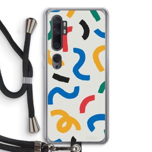 Illustratieve pop 2: Xiaomi Mi Note 10 Transparant Hoesje met koord