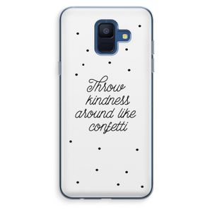 Confetti: Samsung Galaxy A6 (2018) Transparant Hoesje