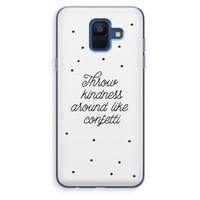Confetti: Samsung Galaxy A6 (2018) Transparant Hoesje Confetti: Samsung Galaxy A6 (2018) Transparant Hoesje