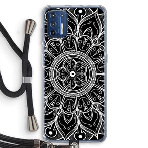 Roses Are Red: Motorola Moto G9 Plus Transparant Hoesje met koord