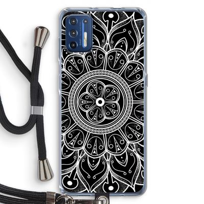 Roses Are Red: Motorola Moto G9 Plus Transparant Hoesje met koord