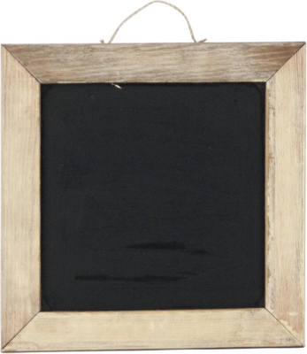 Krijtbord met touw 33,5 x 33,5 cm - Vatenhandel stijf