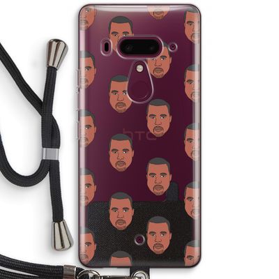 Kanye Call Me?: HTC U12+ Transparant Hoesje met koord