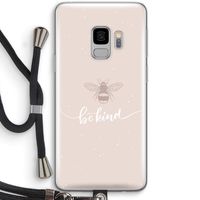 Be(e) kind: Samsung Galaxy S9 Transparant Hoesje met koord