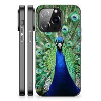 iPhone 14 Pro Dierenprint Telefoonhoesje Pauw