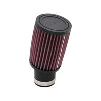 K&N universeel cilindrisch filter 52mm 17 graden aansluiting, 89mm uitwendig, 127mm Hoogte (RU-1780) RU1780