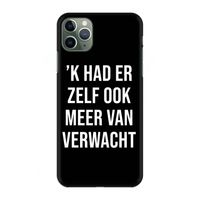 Meer verwacht - Zwart: Volledig geprint iPhone 11 Pro Max Hoesje