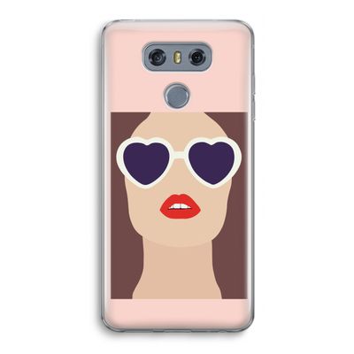 Red lips: LG G6 Transparant Hoesje