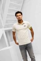 Malelions Captain Polo Heren Beige - Maat S - Kleur: Beige | Soccerfanshop