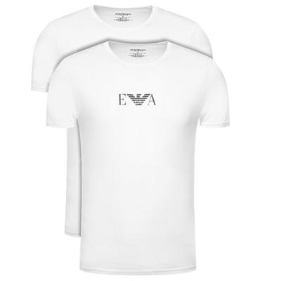 Armani T-shirts Monogram 2-pack wit