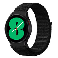 Sport Loop nylon bandje - Zwart - Xiaomi Mi Watch / Xiaomi Watch S1 / S1 Pro / S1 Active / Watch S2