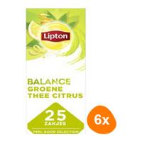 Lipton - Feel Good Selection Groene Thee Citrus - 6x 25 zakjes