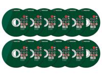 PARKSIDE Slijpschijven 125 mm (Doorslijpschijven 12-delig)