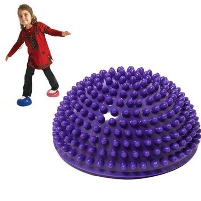 Halfrond evenwicht Stepping Stones Durian stekelige massage bal zintuiglijke integratie indoor buiten spelen speelgoed voor kinderen kinderen (paars)