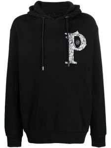 Philipp Plein hoodie à imprimé Money - Noir