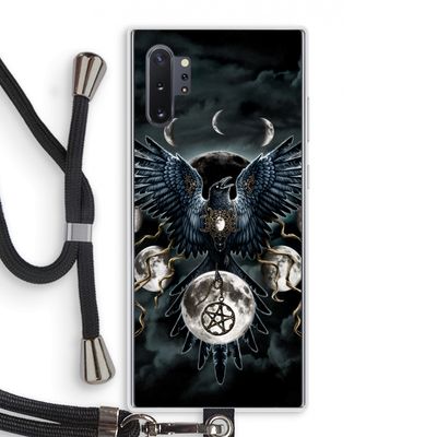 Sinister Wings: Samsung Galaxy Note 10 Plus Transparant Hoesje met koord
