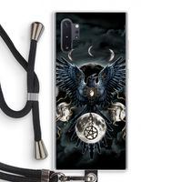 Sinister Wings: Samsung Galaxy Note 10 Plus Transparant Hoesje met koord