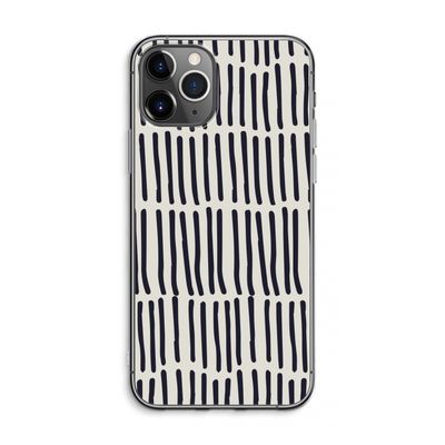 Moroccan stripes: iPhone 11 Pro Max Transparant Hoesje