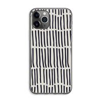 Moroccan stripes: iPhone 11 Pro Max Transparant Hoesje