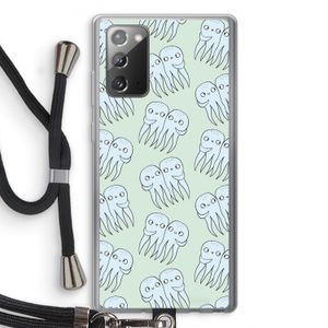 Octopussen: Samsung Galaxy Note 20 / Note 20 5G Transparant Hoesje met koord