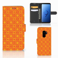 Samsung Galaxy S9 Plus Telefoon Hoesje Batik Oranje