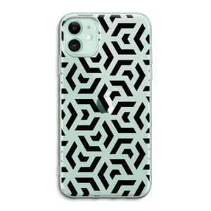 Crazy pattern: iPhone 11 Transparant Hoesje