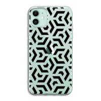 Crazy pattern: iPhone 11 Transparant Hoesje
