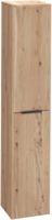 Saqu Lima hoge kast met mat zwarte greep 35x32x180cm naturel eiken Saqu Lima hoge kast met mat zwarte greep 35x32x180cm naturel eiken