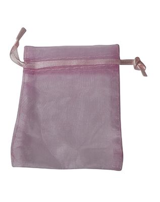 Ruben Robijn Organza buidel roze (1 st)