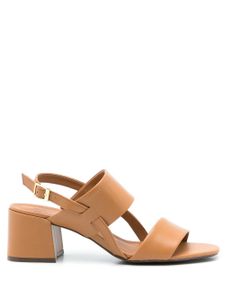 Sarah Chofakian sandales Laura 65 mm en cuir - Marron