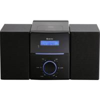 Denver MCA-240 Stereoset AUX, CD, FM Wekfunctie, Incl. afstandsbediening 2 x 20 W Zwart