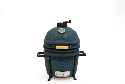 Compact kamado barbecue blauw 16 inch