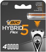 BIC Flex 5 hybrid shaver cartridges bl 4 (4 st) - thumbnail