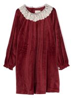 Konges Sløjd robe Venola à col volanté - Rouge