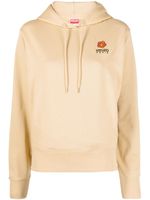 Kenzo hoodie en coton à patch logo - Tons neutres