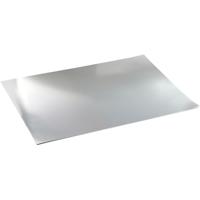 Creativ Company Metallic foliekarton, a2, vel 420x594 mm, 280 gr, zilver, 10 vel/ 1 doos