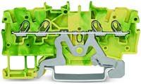 WAGO 2000-1407 Aardingsklem 3.50 mm Spanveer Toewijzing: Terre Groen, Geel 1 stuk(s)