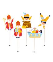 Cocktail Prikkers Sinterklaas Cartoon Vigo (16st)