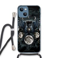 Sinister Wings: iPhone 13 Transparant Hoesje met koord