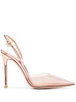Gianvito Rossi escarpins Ribbon D'orsay 110 mm - Tons neutres