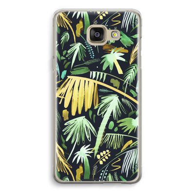 Tropical Palms Dark: Samsung Galaxy A5 (2016) Transparant Hoesje