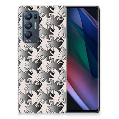 OPPO Find X3 Neo | TPU Hoesje | Salamander Grey