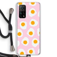 Dancing eggs: Xiaomi Mi 10T 5G Transparant Hoesje met koord