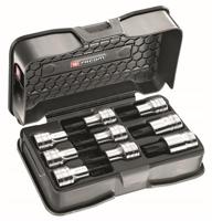 Facom set van 9 schroevendraaierdoppen torx 1/2"