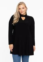 Yoek Tuniek wide bottom | Zwart | Maat 46/48