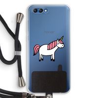 Eenhoorn: Honor 10 Transparant Hoesje met koord